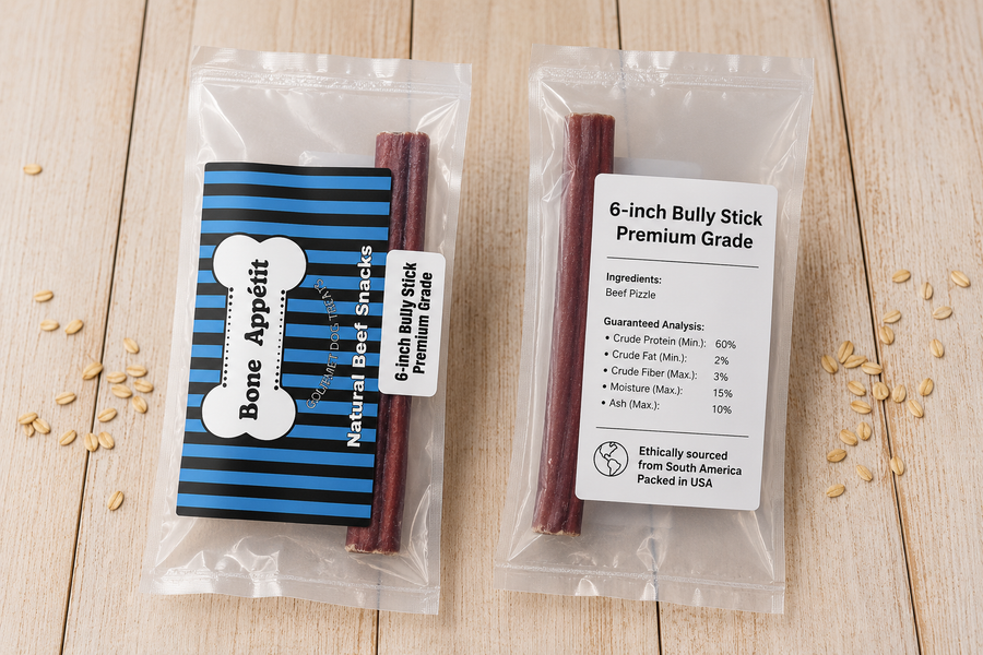 #Q 6-Inch Monster Bully Stick – Premium Grade