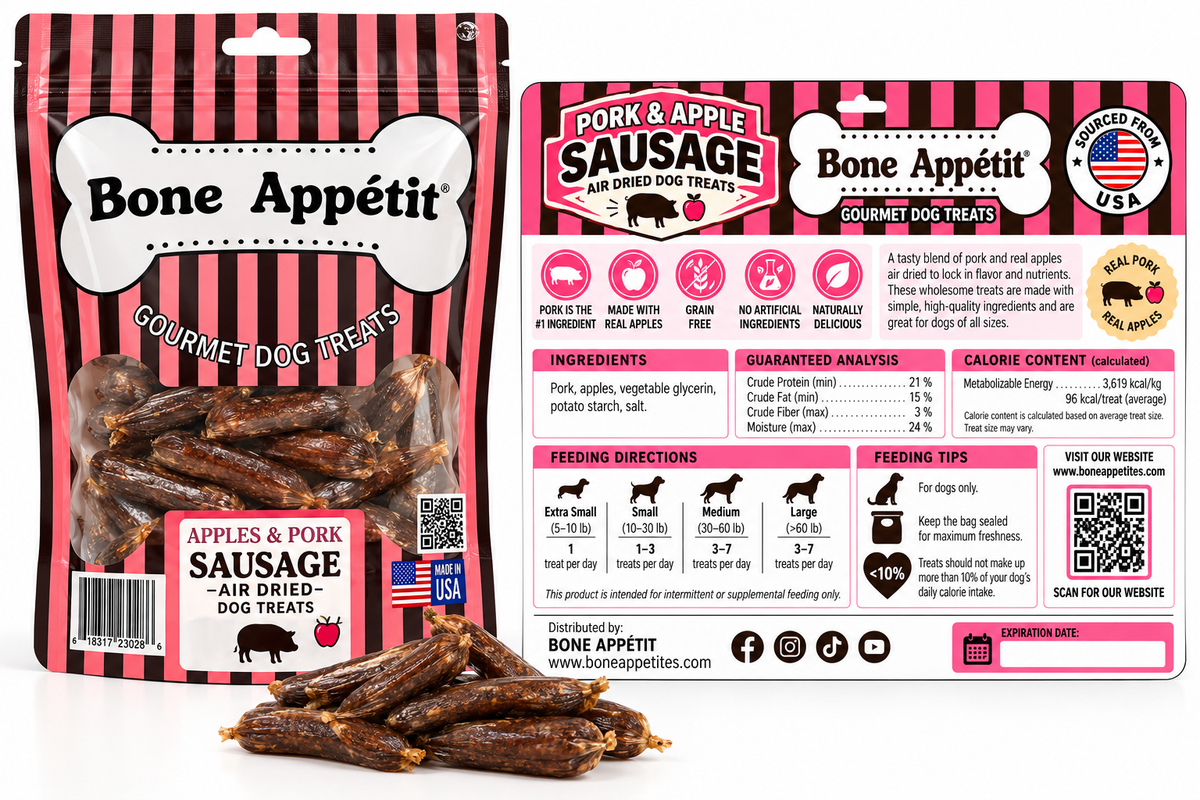 #S Apple & Pork Sausage Air Dried