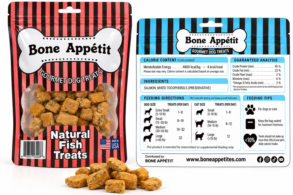 #R Freeze dried salmon
