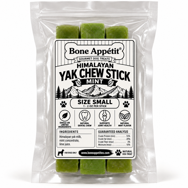 Nepalese Himalayan Yak Chew Small – Mint Lime
