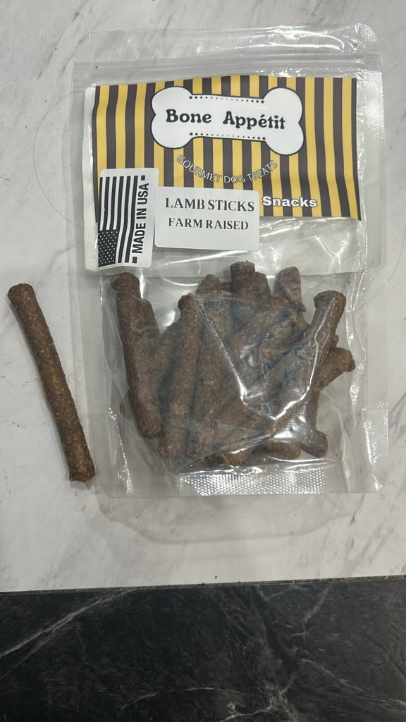 Bone Appétit Lamb Sticks – Farm Raised